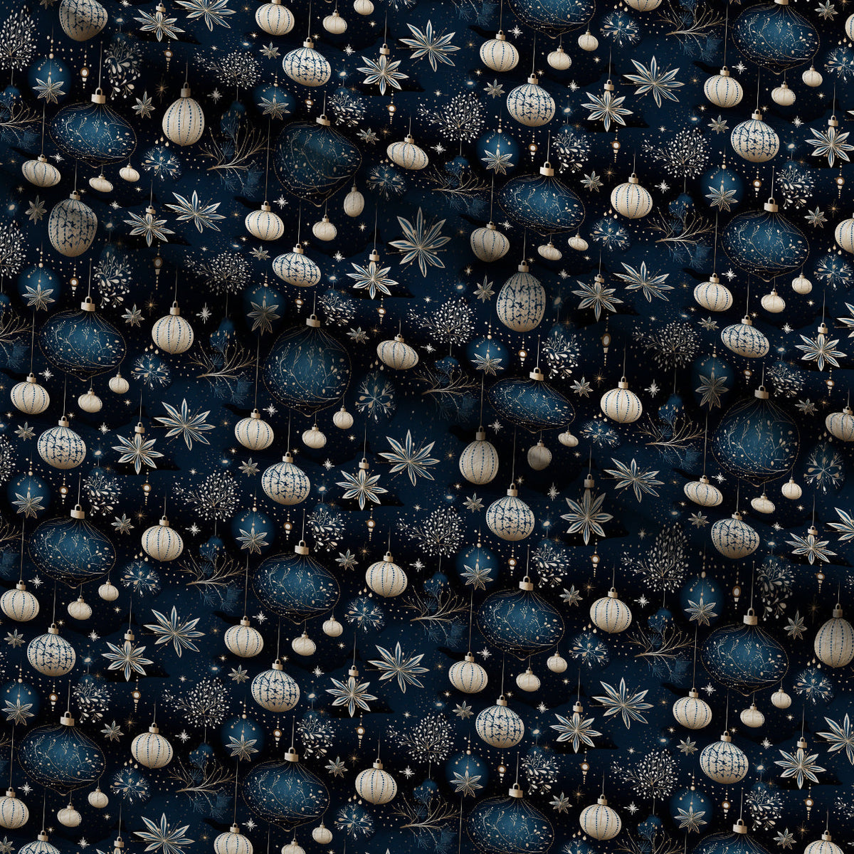 Midnight Noel Pattern 6 Minky Fabric