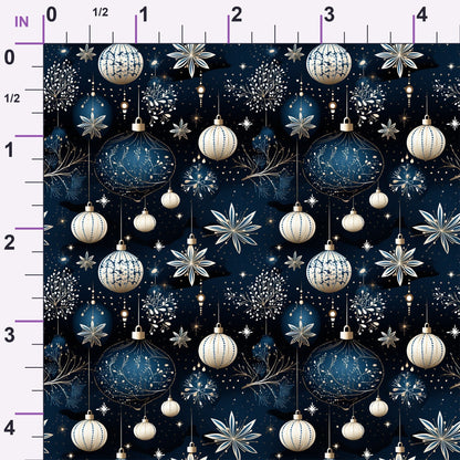 Midnight Noel Pattern 6 Minky Fabric