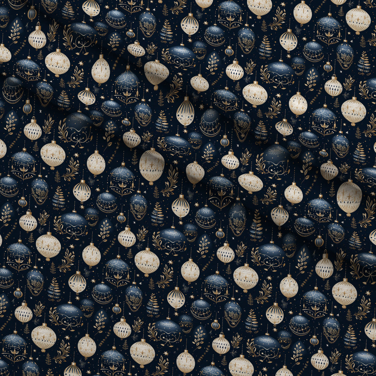 Midnight Noel Pattern 7 Minky Fabric