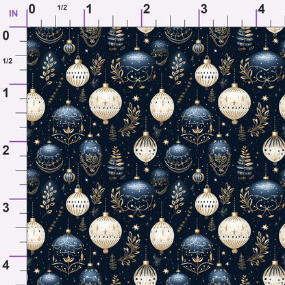 Midnight Noel Pattern 7 Minky Fabric