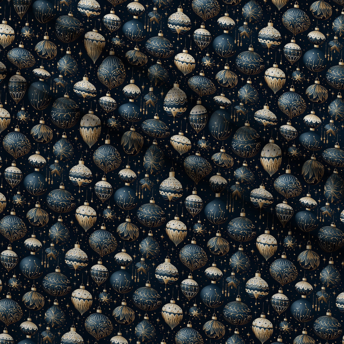Midnight Noel Pattern 9 Minky Fabric