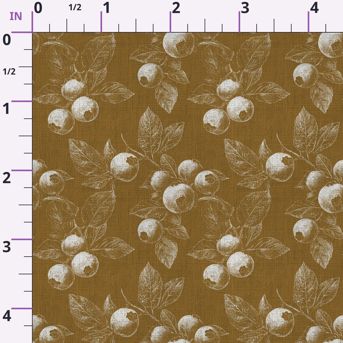 Midnight Orchard Pattern 2 Minky Fabric