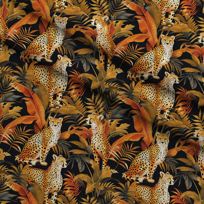 Midnight Safari Pattern 2 Minky Fabric