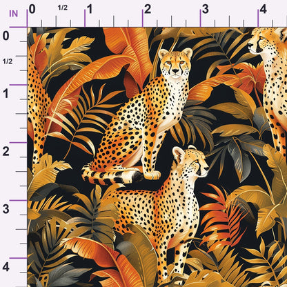 Midnight Safari Pattern 2 Minky Fabric