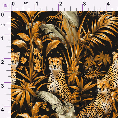 Midnight Safari Pattern 3 Minky Fabric