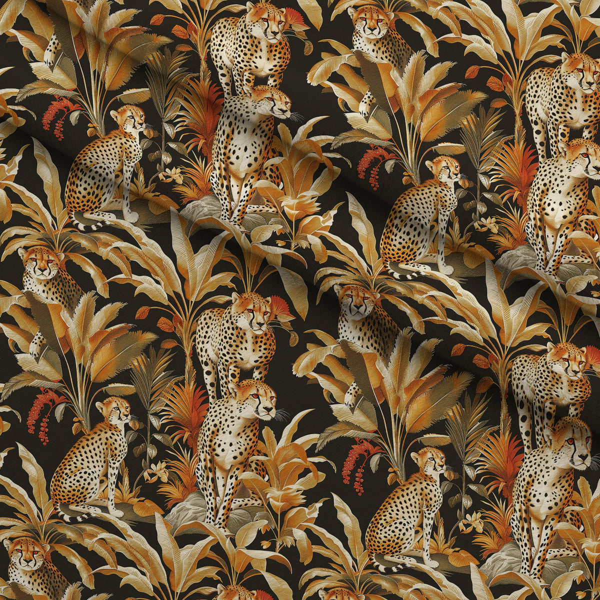 Midnight Safari Pattern 4 Minky Fabric