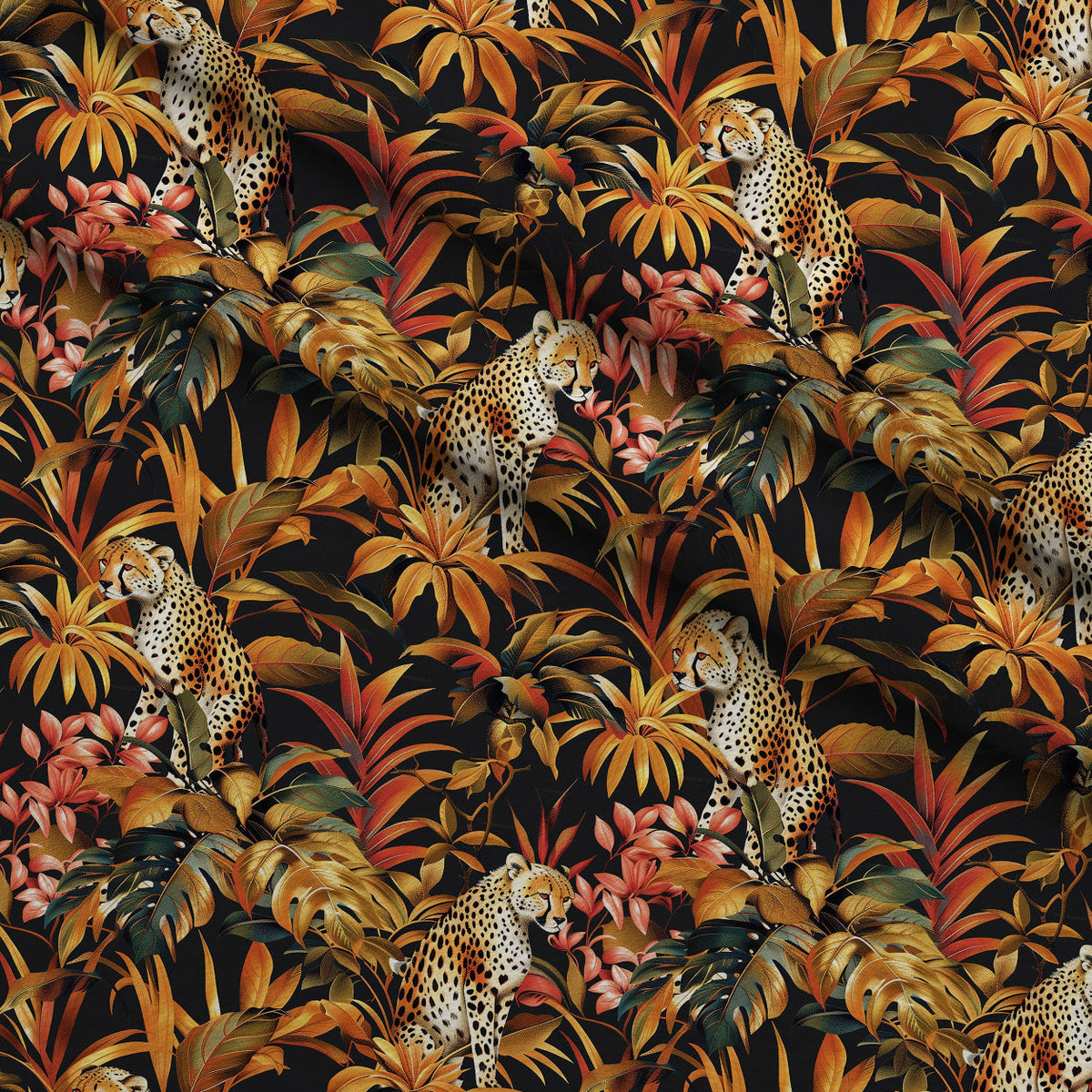 Midnight Safari Pattern 5 Minky Fabric