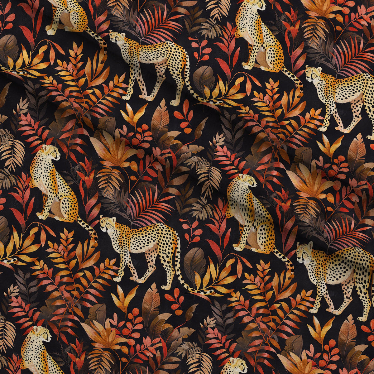 Midnight Safari Pattern 7 Minky Fabric