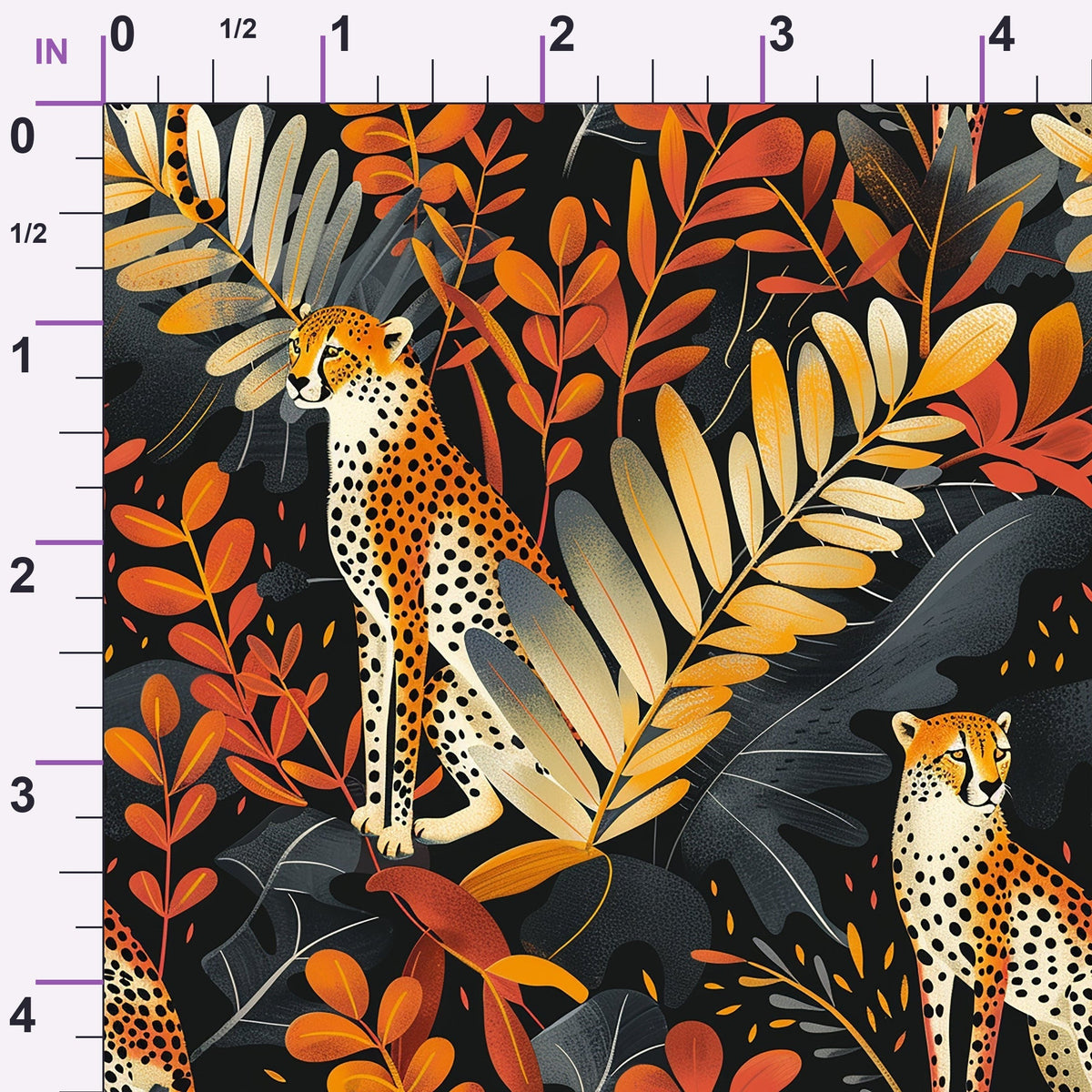 Midnight Safari Pattern 8 Minky Fabric