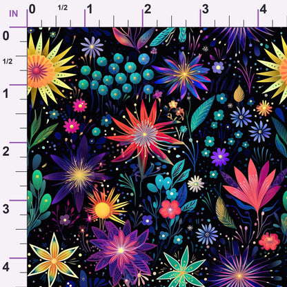 Midnight Sparklers Pattern 10 Minky Fabric