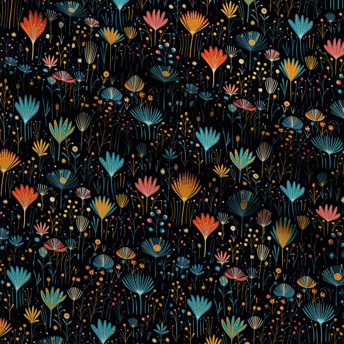 Midnight Sparklers Pattern 14 Minky Fabric