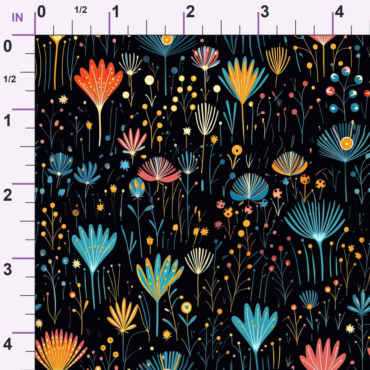 Midnight Sparklers Pattern 14 Minky Fabric