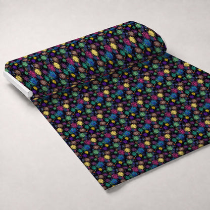 Midnight Sparklers Pattern 3 Minky Fabric