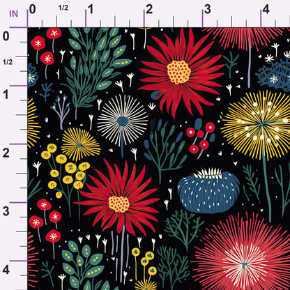 Midnight Sparklers Pattern 8 Minky Fabric