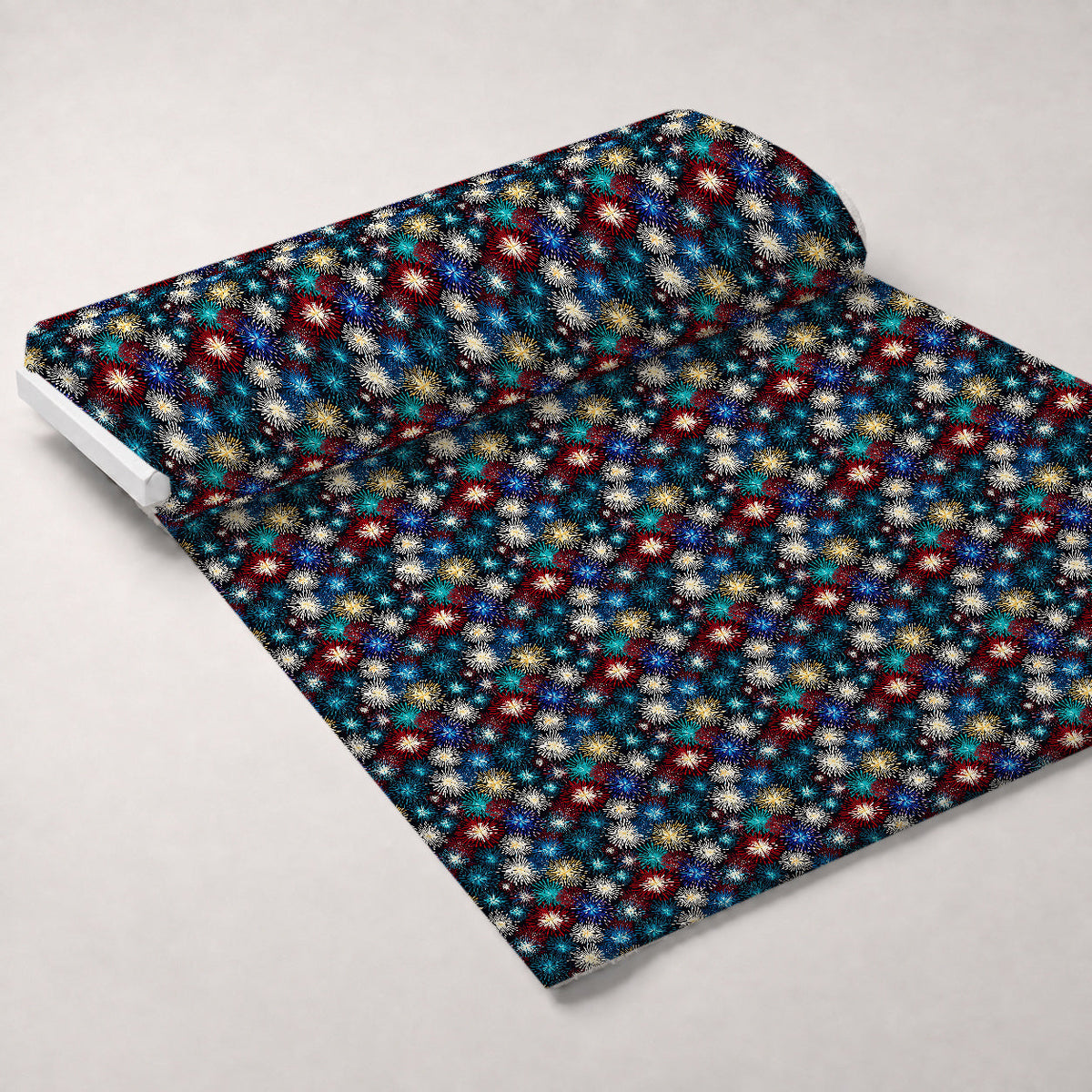 Midnight Starbursts Pattern 5 Minky Fabric