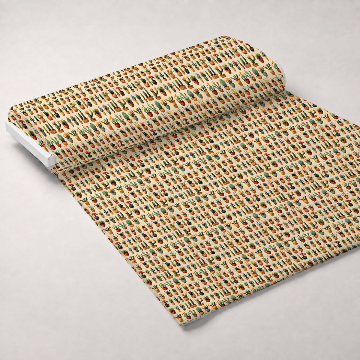 Midnight Succulents Pattern 3 Minky Fabric