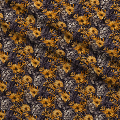 Midnight Sunflowers Pattern 5 Minky Fabric