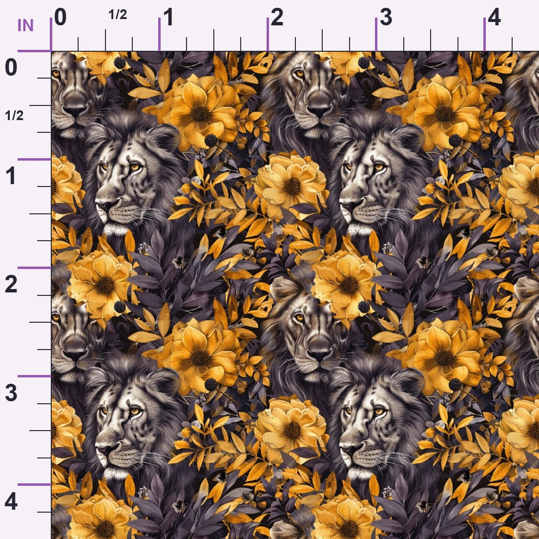 Midnight Sunflowers Pattern 5 Minky Fabric