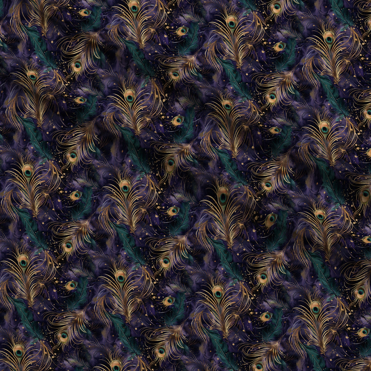 Midnight Sunflowers Pattern 9 Minky Fabric