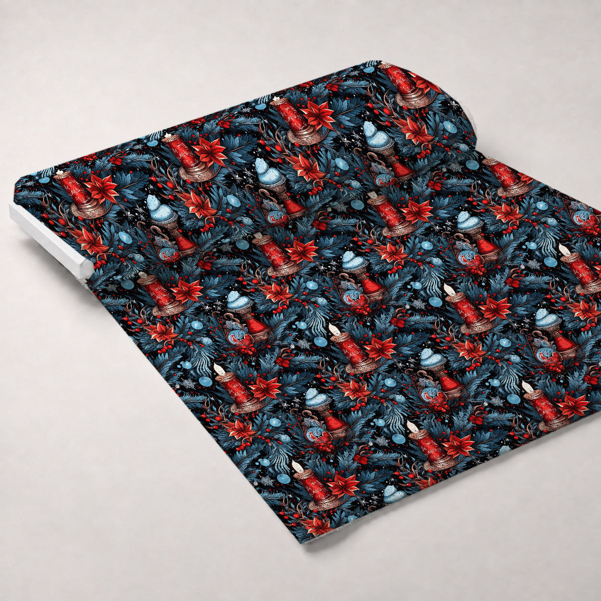 Midnight Yuletide Pattern 10 Minky Fabric