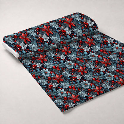 Midnight Yuletide Pattern 3 Minky Fabric