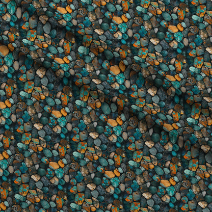 Mineral Mosaic Pattern 10 Minky Fabric
