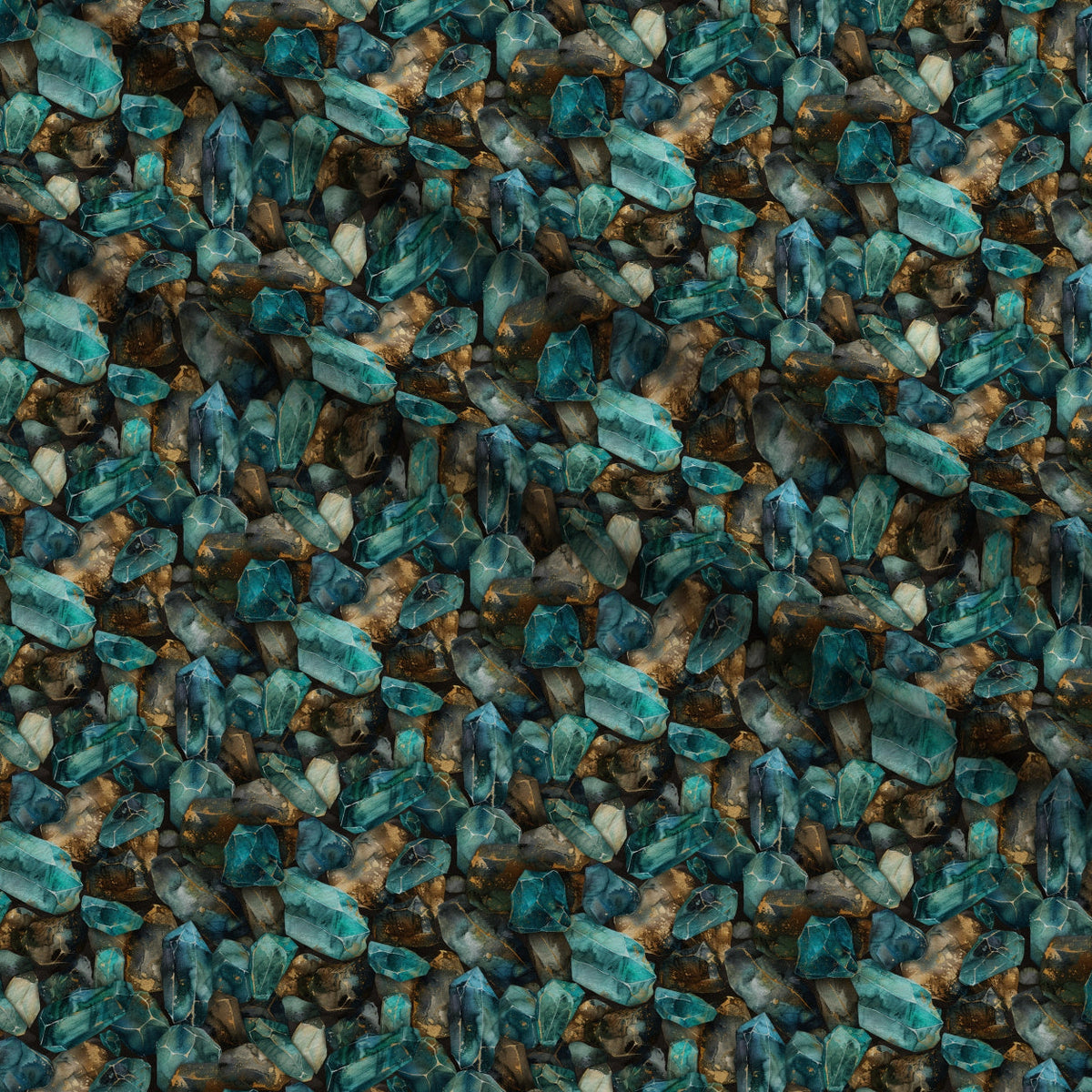 Mineral Mosaic Pattern 8 Minky Fabric