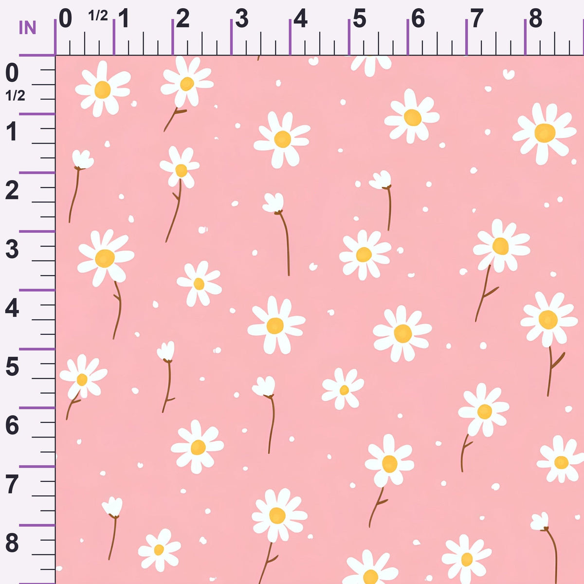 Mint Meadow Pattern 1 Minky Fabric