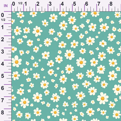 Mint Meadow Pattern 10 Minky Fabric
