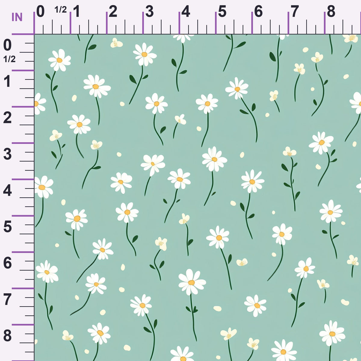 Mint Meadow Pattern 11 Minky Fabric