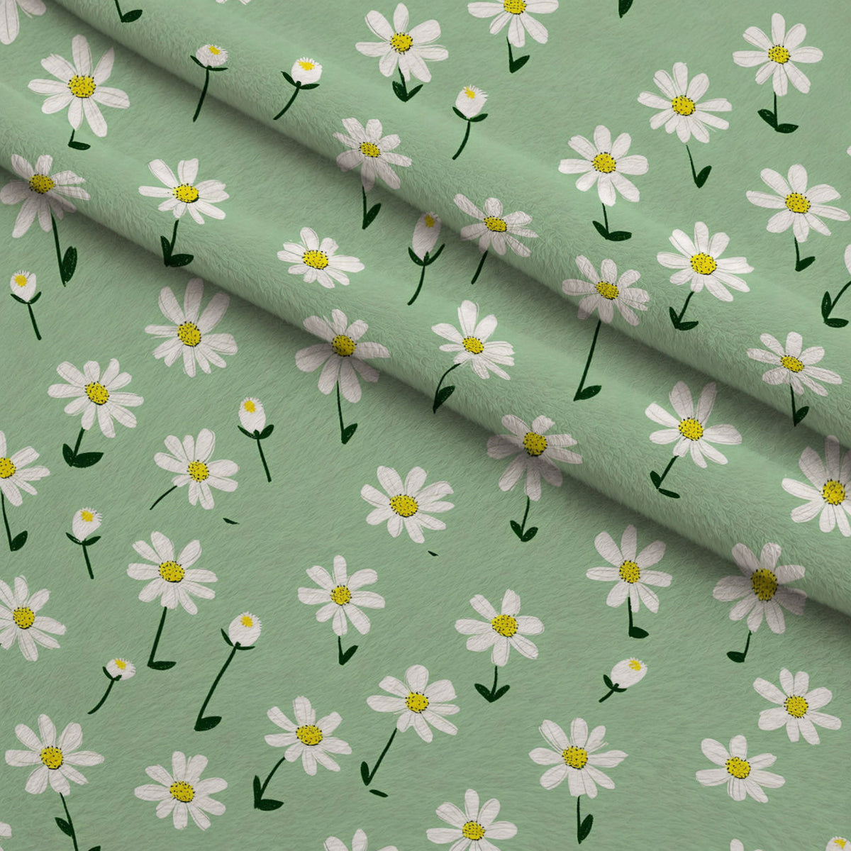 Mint Meadow Pattern 12 Minky Fabric