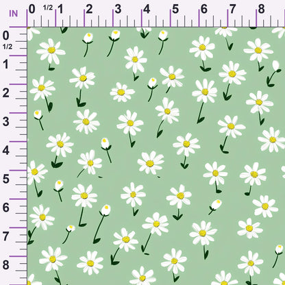 Mint Meadow Pattern 12 Minky Fabric