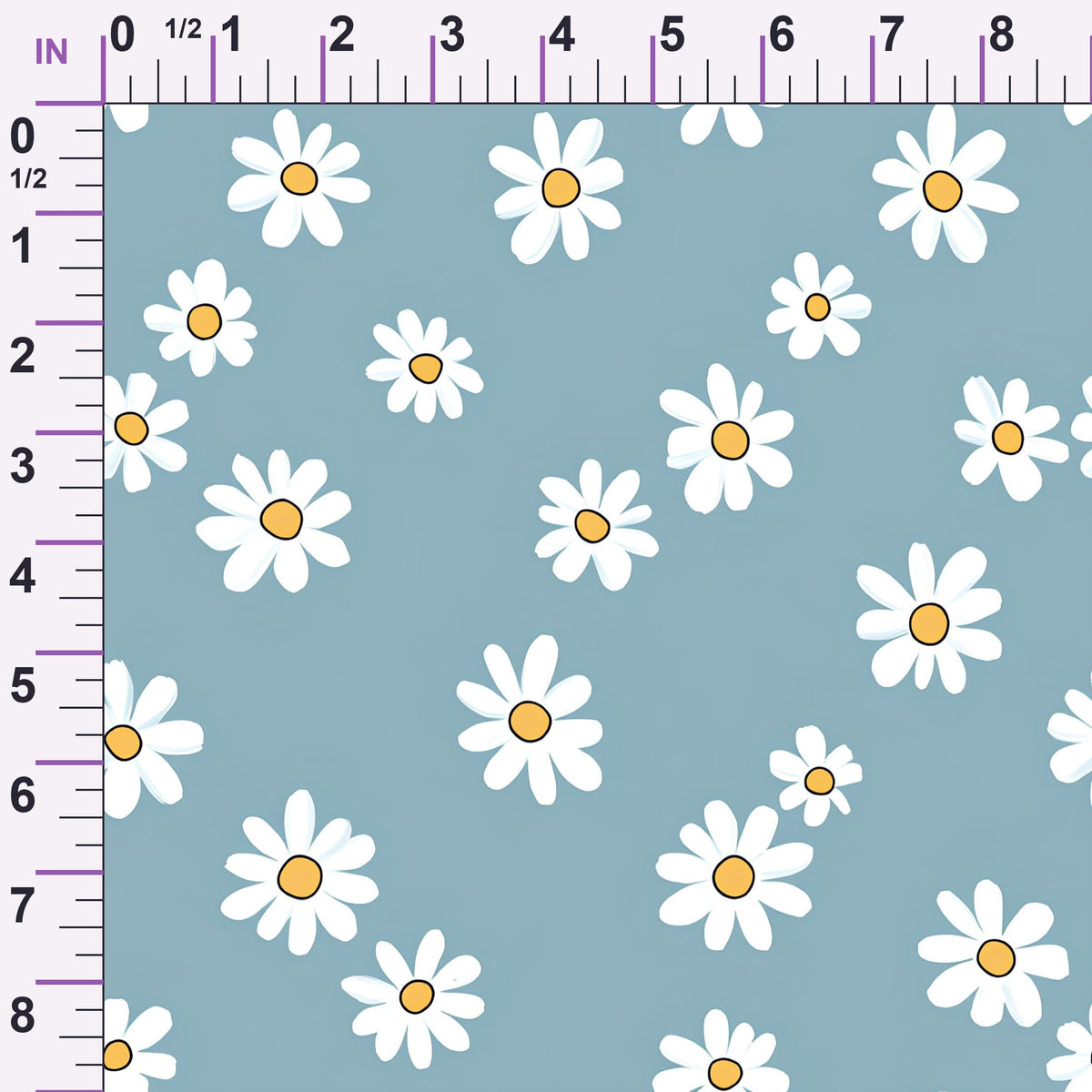 Mint Meadow Pattern 8 Minky Fabric