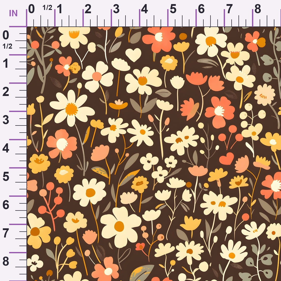 Mod Blossom Patch Pattern 1 Minky Fabric