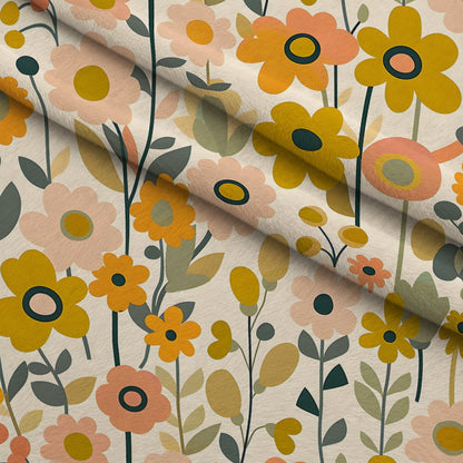Mod Blossom Patch Pattern 10 Minky Fabric