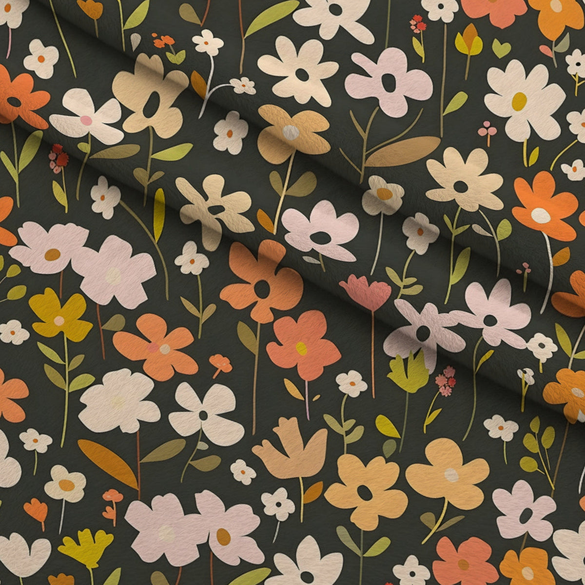 Mod Blossom Patch Pattern 11 Minky Fabric
