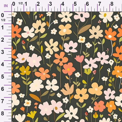 Mod Blossom Patch Pattern 11 Minky Fabric