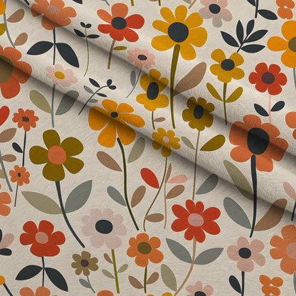 Mod Blossom Patch Pattern 13 Minky Fabric