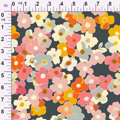 Mod Blossom Patch Pattern 14 Minky Fabric