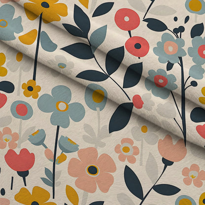 Mod Blossom Patch Pattern 15 Minky Fabric