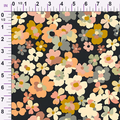 Mod Blossom Patch Pattern 16 Minky Fabric