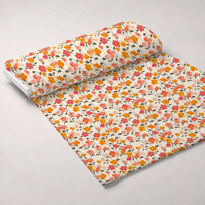 Mod Blossom Patch Pattern 4 Minky Fabric