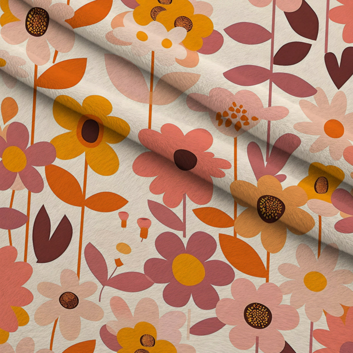 Mod Blossom Patch Pattern 6 Minky Fabric