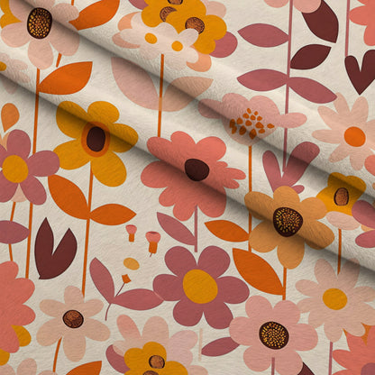 Mod Blossom Patch Pattern 6 Minky Fabric