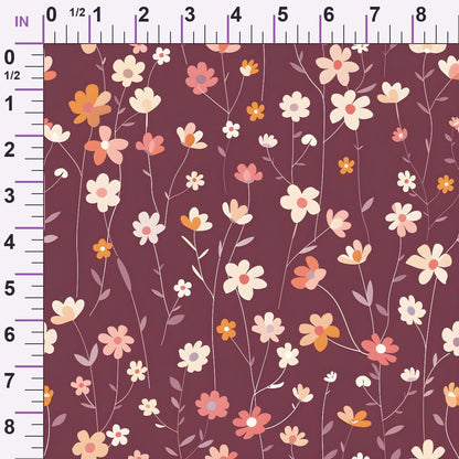 Mod Blossom Patch Pattern 7 Minky Fabric