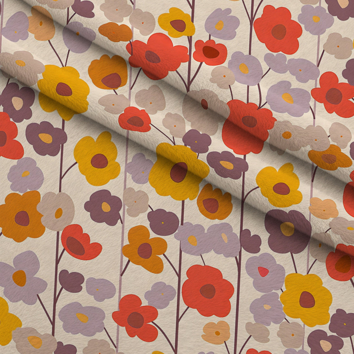 Mod Blossom Patch Pattern 8 Minky Fabric