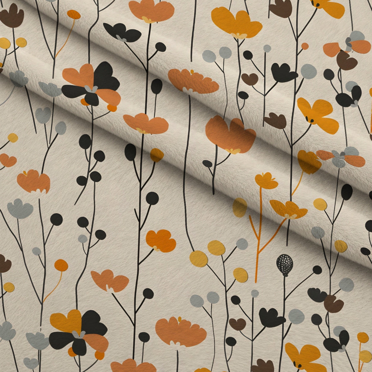 Mod Blossom Patch Pattern 9 Minky Fabric