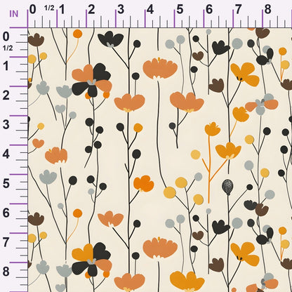 Mod Blossom Patch Pattern 9 Minky Fabric
