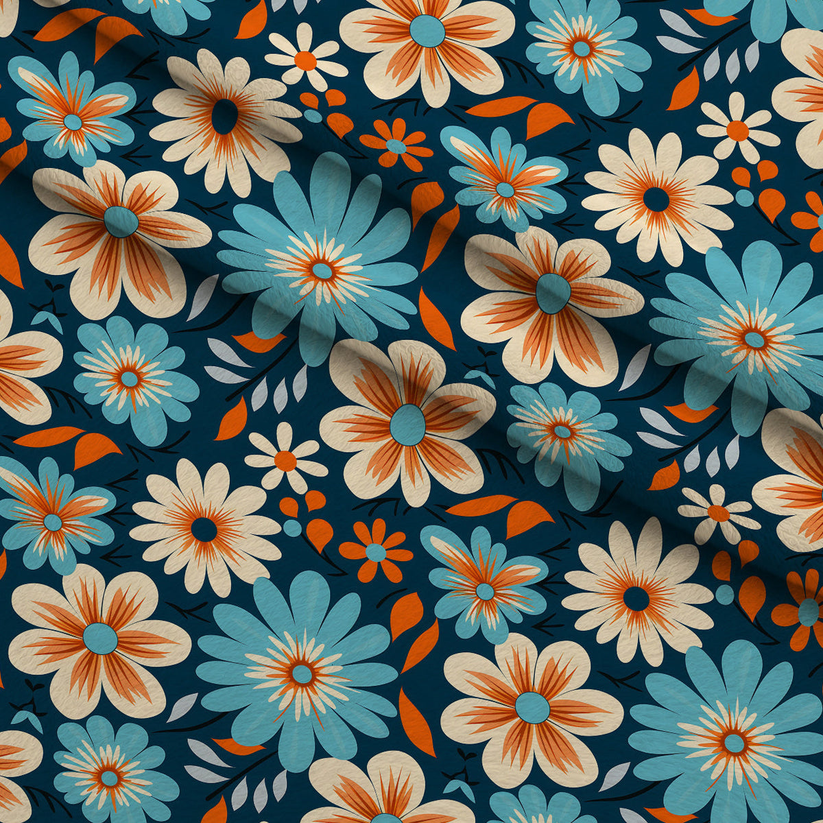 Mod Daisy Daze Pattern 13 Minky Fabric