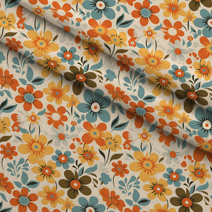 Mod Daisy Daze Pattern 14 Minky Fabric